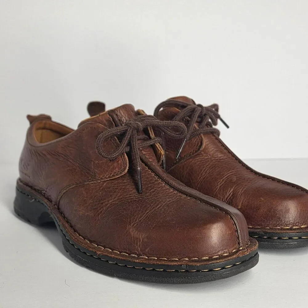 UGG Australia Men's 8.5 Brown Leather Lace-Up Casual Shoes S/N 5527